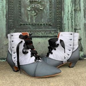 NIB Spat Victorian Booties Handmade in the USA